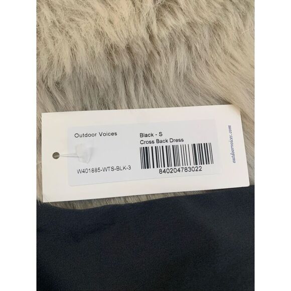 Outdoor Voices Cross Back Black Dress Small - Picture 8 of 8